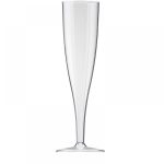 Hard plastic drinkbeker 130ml - champagneglas