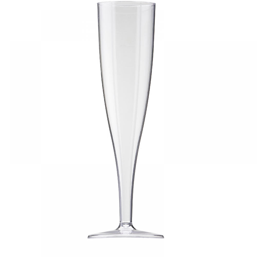Hard plastic drinkbeker 130ml - champagneglas
