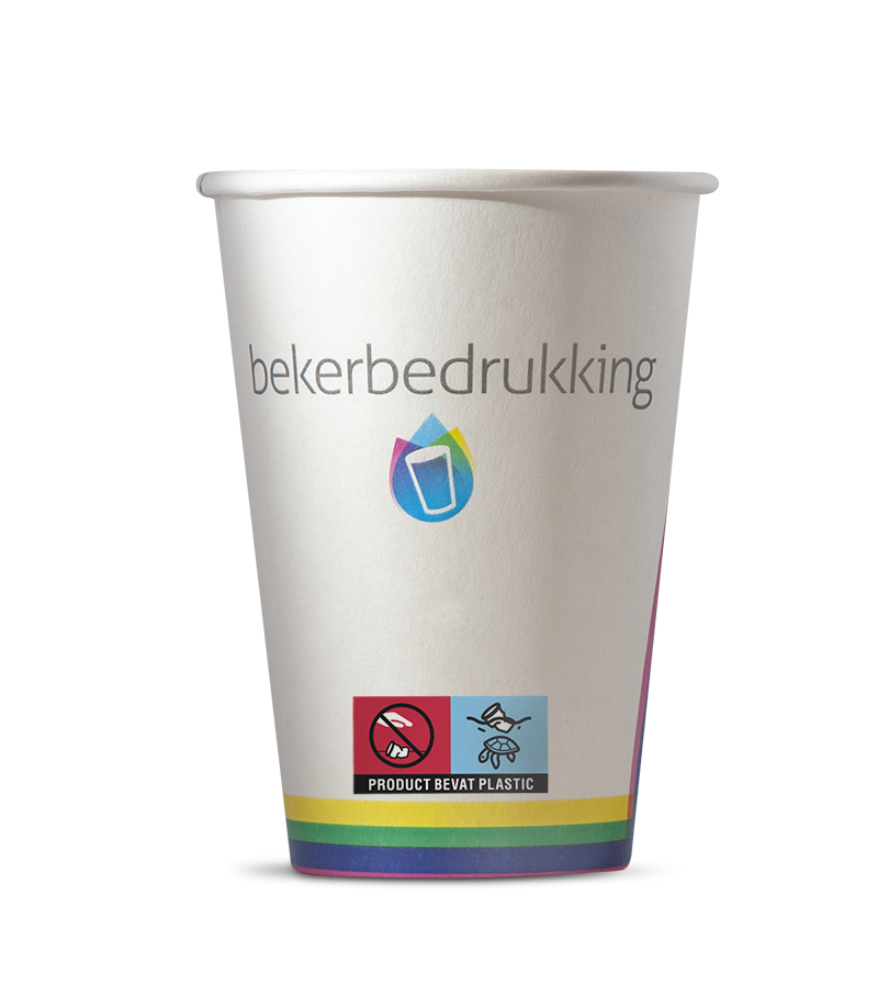 Drama Verbergen bladerdeeg Koffiebekers met logo » 200ml koffiebekers van karton bestellen!